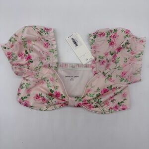Jamie and Jack Floral Puff Sleeve Swimsuit Top-🌸BNWT🌸